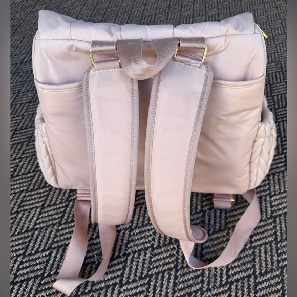 Happ Brand Levy Diaper Bag Backpack in dusty rose - Picture 5 of 9